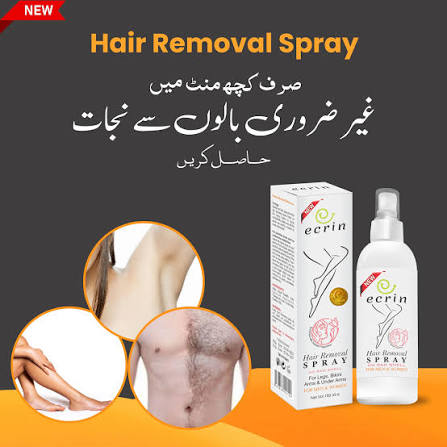 Hair removal spray for men and women