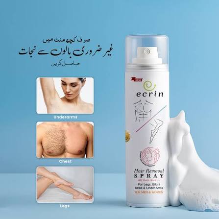 Hair removal spray for men and women